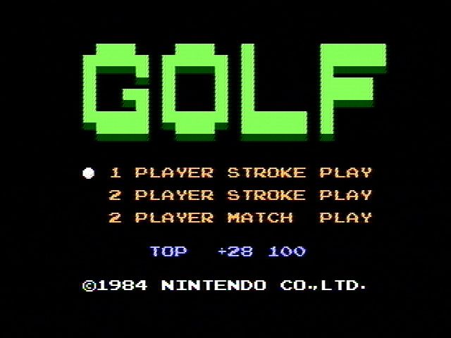 Golf [5 Screw] screenshot 3 for NES